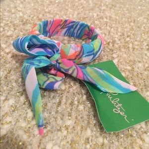 Lilly Pulitzer fabric wrapped bangle